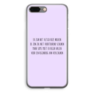 Regenboog: iPhone 8 Plus Transparant Hoesje
