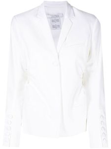 Rokh blazer à découpes - Blanc