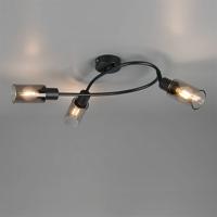 Trio Design plafondlampMars 3-lichts zwart - R80013932