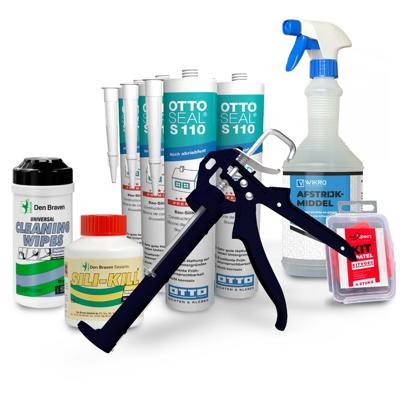 KitXpert Badkamer kit pakket - Zilvergrijs C94 KitXpert Badkamer kit pakket - Zilvergrijs C94