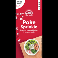 Saitaku Poke Sprinkle Crunchy Seaweed Flakes & Sesame Seeds 10g bij Jumbo