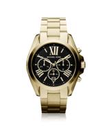 Michael Kors Dames Bradshaw goudkleurig chronograaf horloge MK5739