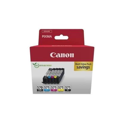 Multipack-inktcartridges - CANON - PGI-570 Zwart + CLI-571 Zwart/Cyaan/Magenta/Geel