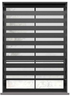 Duo Rolgordijn - Kanza rotsgrijs Duo Rolgordijn - Kanza rotsgrijs