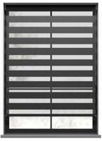 Duo Rolgordijn - Kanza rotsgrijs