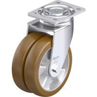 Blickle LHD-ALB 181K Plaatstalen dubbel zwenkwiel Wieldiameter: 180 mm Draagvermogen (max.): 800 kg 1 stuk(s)