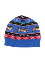 Kenzo Kids pull en maille intarsia - Bleu - thumbnail