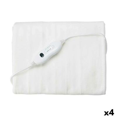 Elektrische deken Gift Decor Wit Polyester 80 x 1 x 150 cm 29 x 12 x 25 cm 60 W (4 Stuks)
