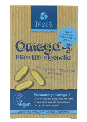 Testa Omega-3 Algenolie DHA & EPA Softgels