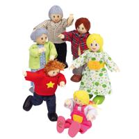 Hape poppenhuis familie