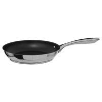 Koekenpan - Alle kookplaten geschikt - zilver/zwart - dia 28 cm   -