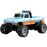 Amewi Oranje Brushed 1:64 RC auto Elektro Monstertruck Achterwielaandrijving RTR 2,4 GHz Met lichteffect, Incl. accu en laadkabel