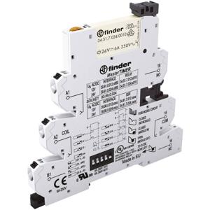 Finder 39.91.0.024.0060 Koppelrelais 24 V/DC, 24 V/AC 6 A 1x wisselcontact Tray 1 stuk(s)