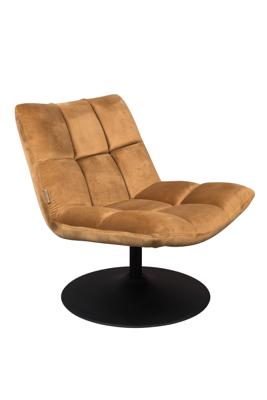 Fauteuil Bar Velvet Golden Brown Fauteuil Bar Velvet Golden Brown