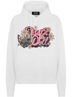 DSQUARED2 hoodie Hilde Doll - Blanc