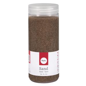 Hobby Fijn decoratie zand korrels - bruin - 475 ml - zandkorrels - knutselmateriaal