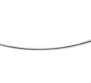 Zilveren Ketting Omega Rond 2,0 mm x 42 cm lang