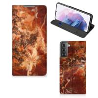 Samsung Galaxy S21 Plus | Standcase | Marmer Bruin