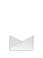 MM6 Maison Margiela porte-cartes Japanese 6 en cuir - Argent