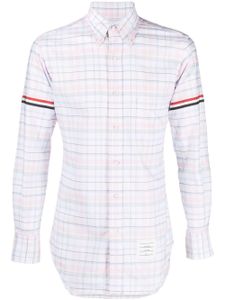 Thom Browne chemise à carreaux - Rose