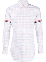 Thom Browne chemise à carreaux - Rose - thumbnail