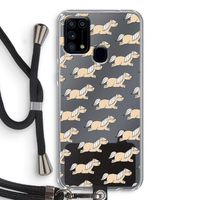 Ponys: Samsung Galaxy M31 Transparant Hoesje met koord