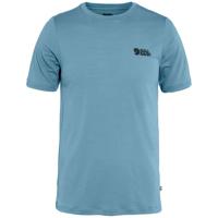 Fjallraven Abisko Wool Logo SS T-shirt Heren Dawn Blue XXL