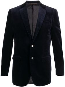 Canali veste de smoking à simple boutonnage - Bleu