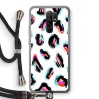 Cheetah color: Xiaomi Redmi 9 Transparant Hoesje met koord Cheetah color: Xiaomi Redmi 9 Transparant Hoesje met koord