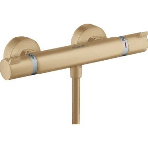 Hansgrohe Ecostat Comfort douchekraan thermostatisch met koppelingen brushed bronze 13116140