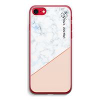 Marmer in stijl: iPhone SE 2020 Transparant Hoesje