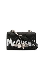 Alexander McQueen mini sac à bandoulière Jewelled - Noir - thumbnail