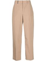 Peserico pantalon de tailleur à coupe ample - Marron