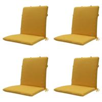 Stapelstoelkussen goud eco nature buitenafwerking 97x49 (4 stuks) Madison - Madison