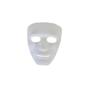 Wit gezichtsmasker spook   -