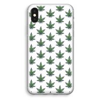 Weed: iPhone XS Transparant Hoesje