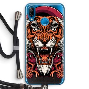 Tiger and Rattlesnakes: Huawei P20 Lite Transparant Hoesje met koord