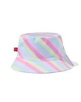 HEMA Omkeerbaar vissershoedje regenboog/lila
