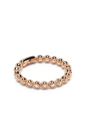 Pragnell bague Bohemia en or rose 18ct ornée de diamants