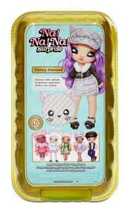 Na! Na! Na! Surprise 2-in-1 Pom Doll Glam Series 1 (Metallic) Asst in PDQ