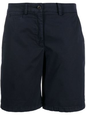 Tommy Hilfiger short en coton biologique à logo brodé - Bleu