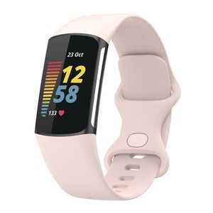 Fitbit Charge 5 Sport Bandje - Pink Sand - SM
