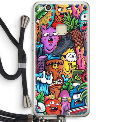 Vexx Mixtape: Huawei Ascend P10 Lite Transparant Hoesje met koord