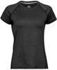 Tee Jays TJ7021 Women´s CoolDry Tee - Black Melange - S