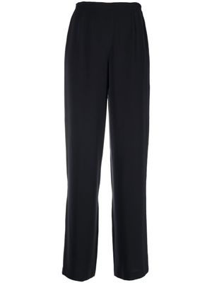 Giorgio Armani Pre-Owned pantalon ample à taille haute (années 1990) - Noir