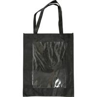Tas crea comp 42x34x12cm plastic voorkant zwart | 20 stuks