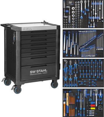SW STAHL Professional tool trolley black 246pcs.
