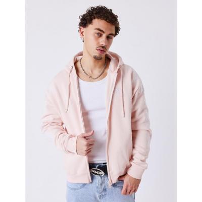 Project X Paris Botanique Full Zip Hoodie Heren Lichtroze - Maat M - Kleur: Lichtroze | Soccerfanshop