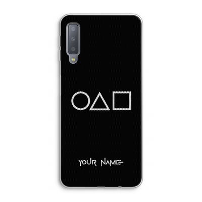 Squid Game: Samsung Galaxy A7 (2018) Transparant Hoesje