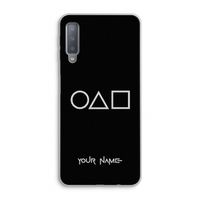 Squid Game: Samsung Galaxy A7 (2018) Transparant Hoesje